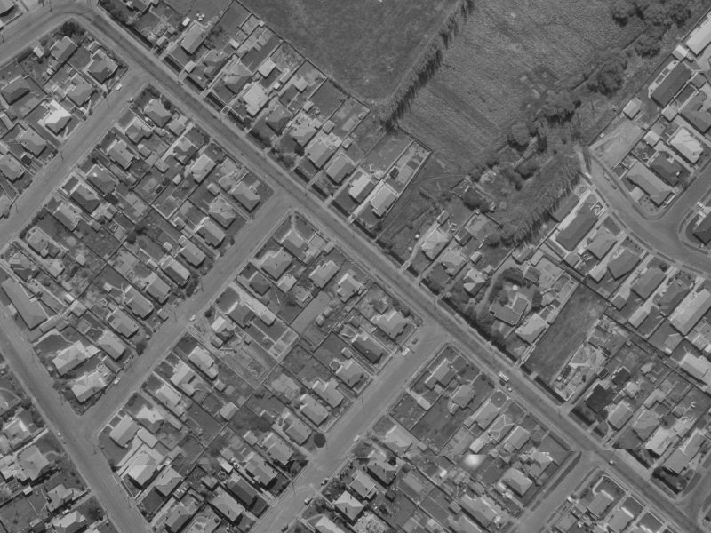 40 Aylesford Street from the air, 1970-1974