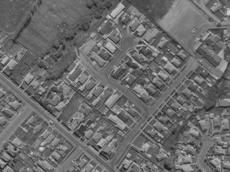 Minaret Street from the air, 1970-1974