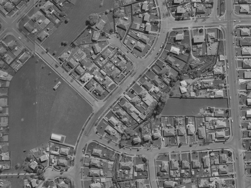 62 Emmett Street from the air, 1970-1974