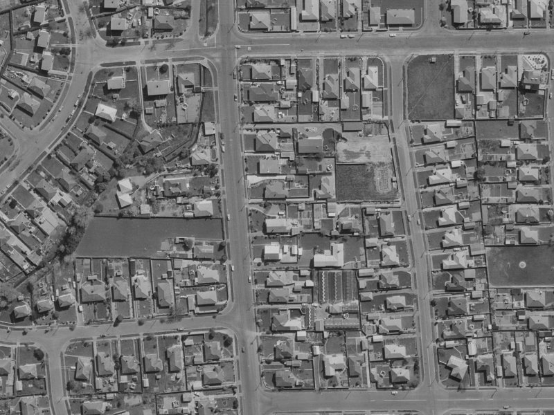 50 Quinns Road from the air, 1970-1974