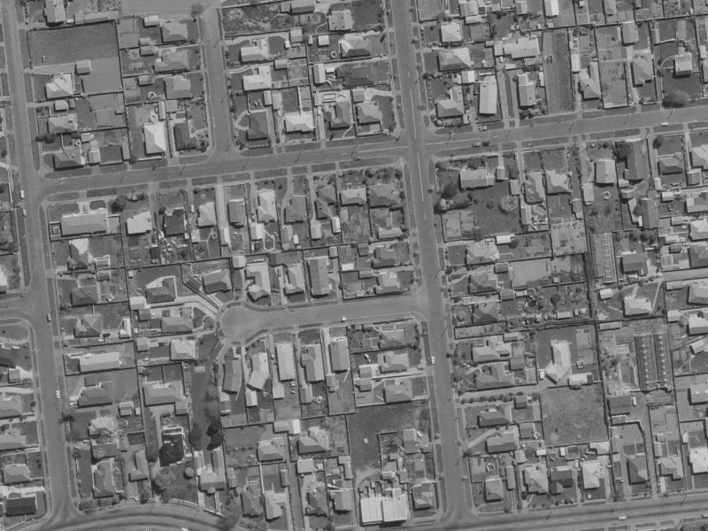 159 Queensbury Street from the air, 1970-1974
