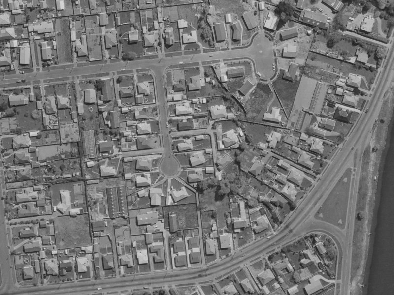 17 Ulm Place from the air, 1970-1974