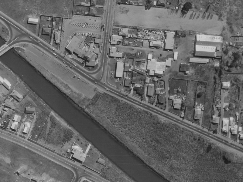 504 New Brighton Road from the air, 1970-1974