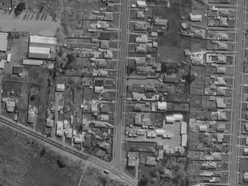 181 Palmers Road from the air, 1970-1974