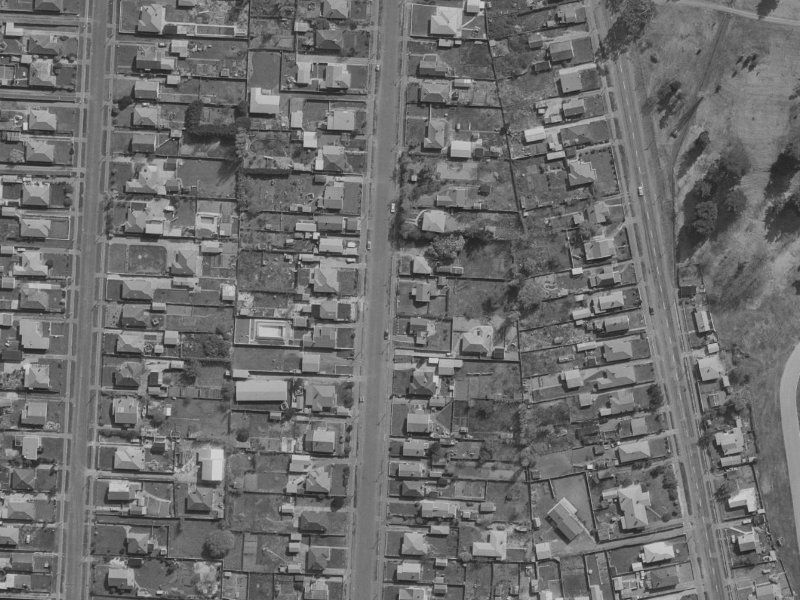 53 Sinclair Street from the air, 1970-1974