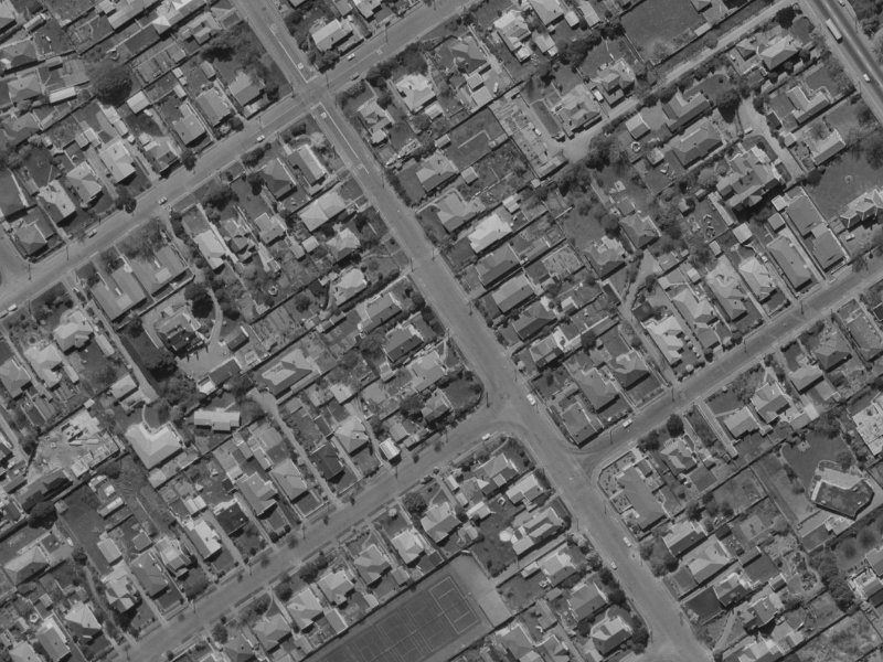 69 Watford Street from the air, 1970-1974