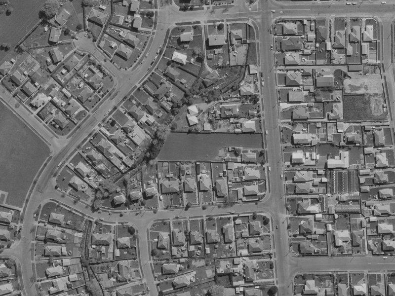 53C Quinns Road from the air, 1970-1974