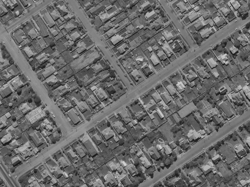 37 Mays Road from the air, 1970-1974