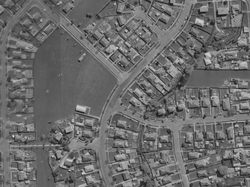 56 Emmett Street from the air, 1970-1974