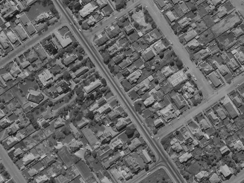 354 Papanui Road from the air, 1970-1974