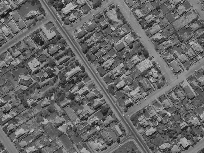 350 Papanui Road from the air, 1970-1974