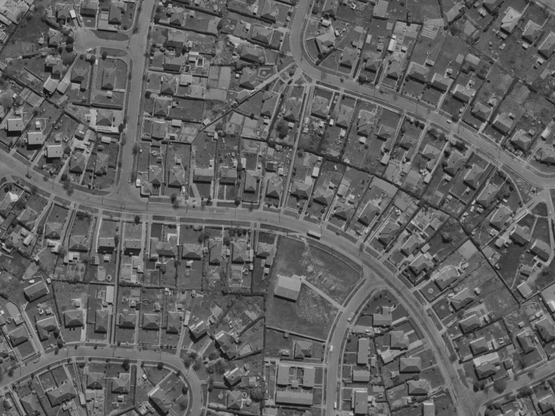 354 Clyde Road from the air, 1970-1974