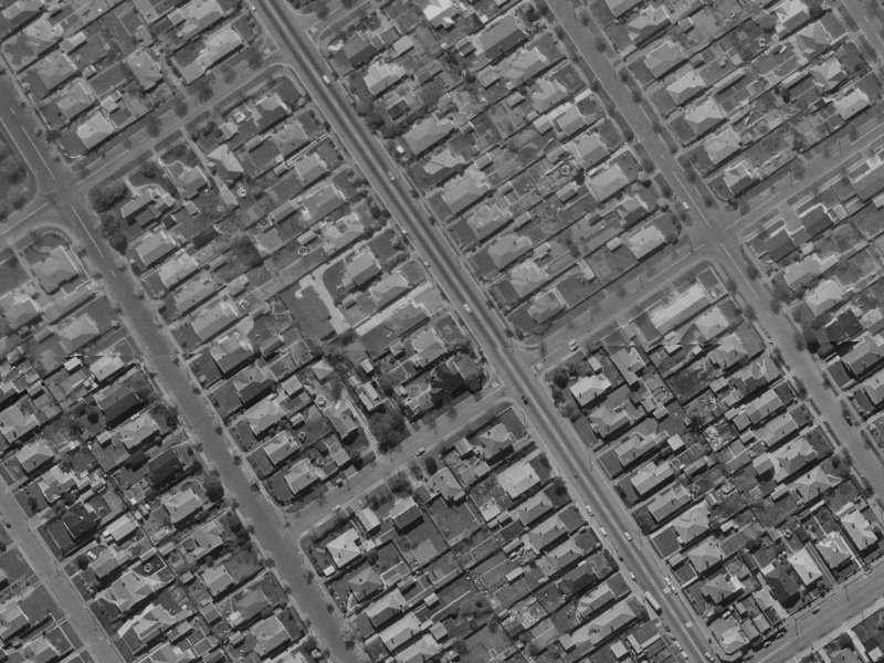 191 Cranford Street from the air, 1970-1974
