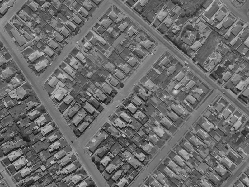 Speight Street from the air, 1970-1974