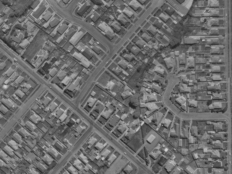 243 Hills Road from the air, 1970-1974