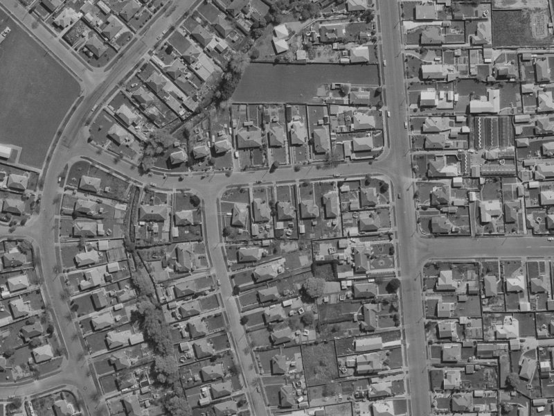 20 Orontes Street from the air, 1970-1974