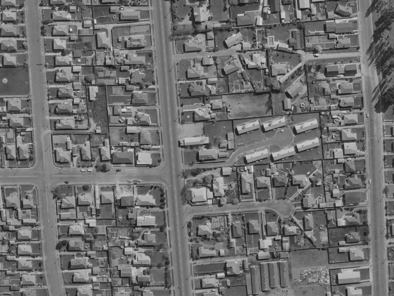 38 Marshland Road from the air, 1970-1974