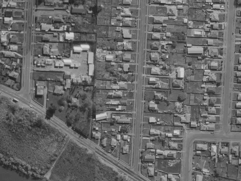 160 Baker Street from the air, 1970-1974