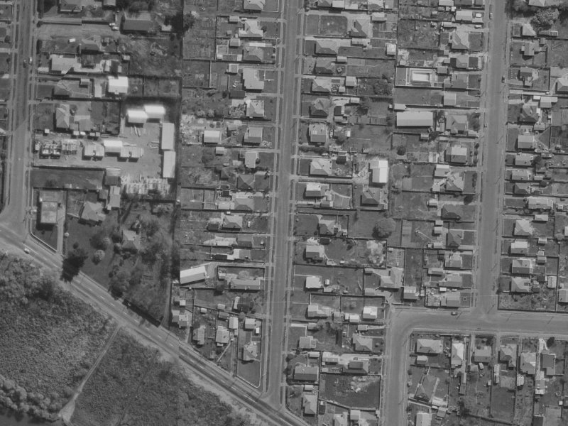 163 Baker Street from the air, 1970-1974