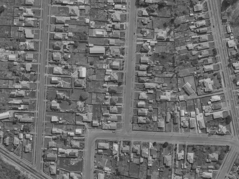 80 Sinclair Street from the air, 1970-1974