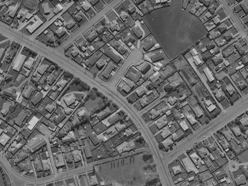 158E Wairakei Road from the air, 1970-1974