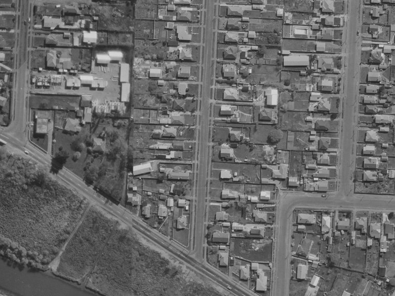 168 Baker Street from the air, 1970-1974