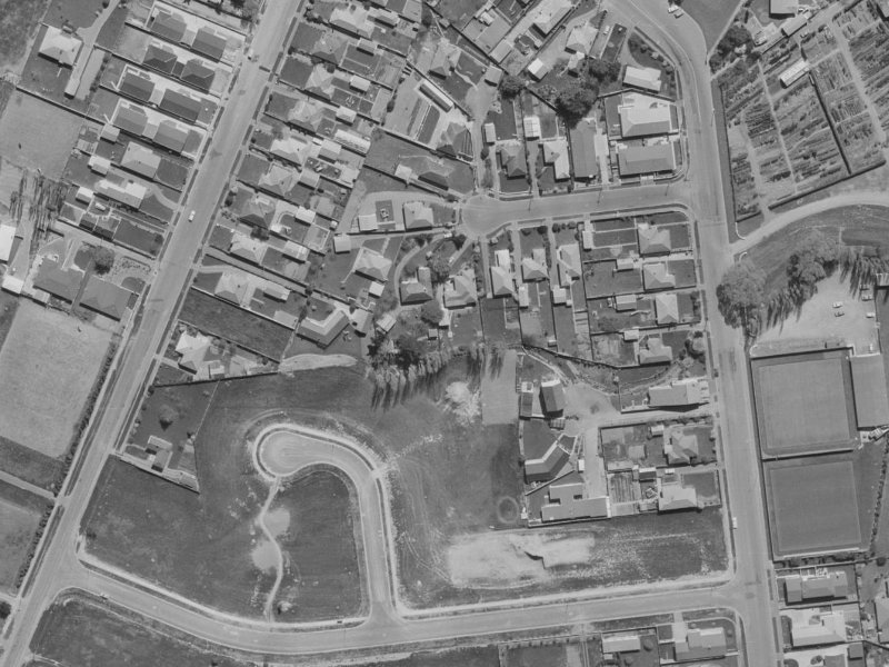 339 Avonhead Road from the air, 1970-1974