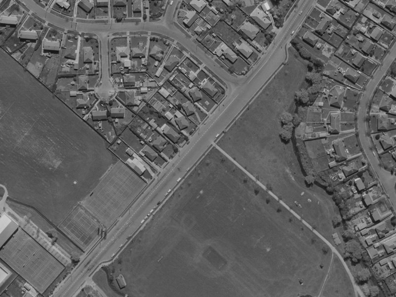 162 Greers Road from the air, 1970-1974