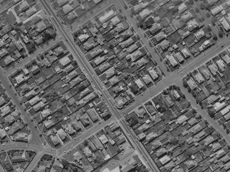 162 Cranford Street from the air, 1970-1974