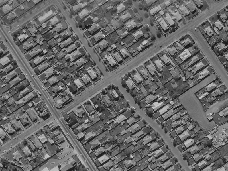 118 Westminster Street from the air, 1970-1974