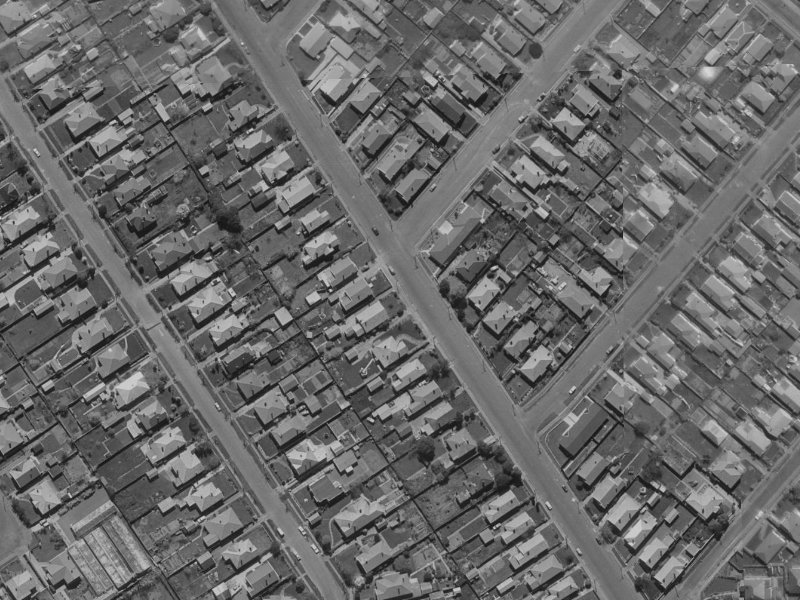 45 Flockton Street from the air, 1970-1974