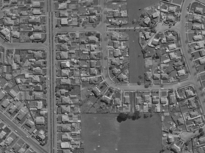 27 Riselaw Street from the air, 1970-1974