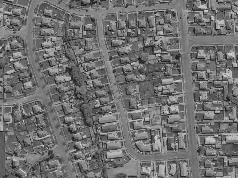 37 Arawa Street from the air, 1970-1974