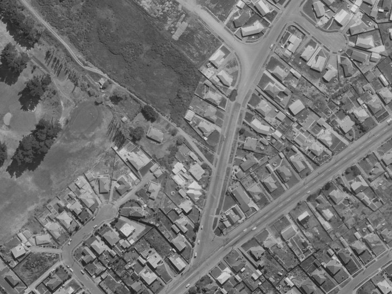 1 Briarmont Street from the air, 1970-1974