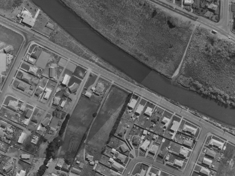 36 Meon Street from the air, 1970-1974