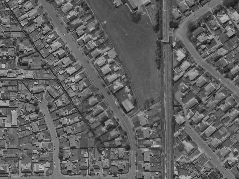 60 Westholme Street from the air, 1970-1974