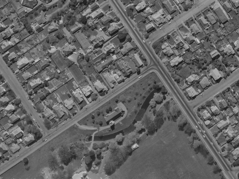 103 Normans Road from the air, 1970-1974