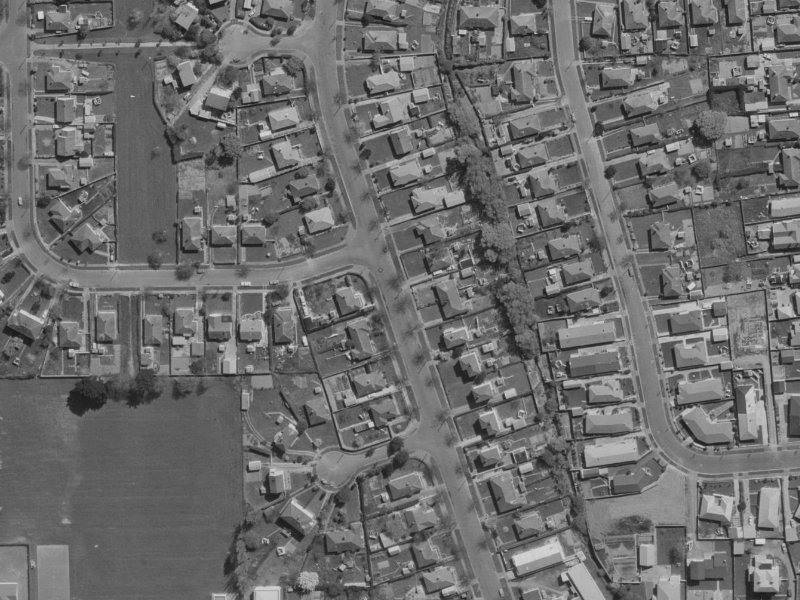 26 Emmett Street from the air, 1970-1974
