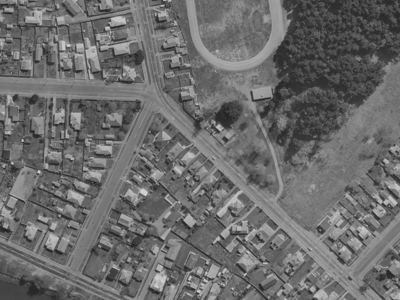 358 Keyes Road from the air, 1970-1974