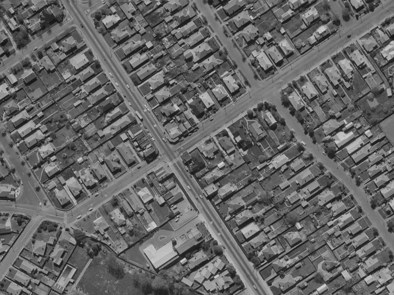 106 Westminster Street from the air, 1970-1974