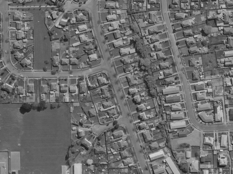 21 Emmett Street from the air, 1970-1974