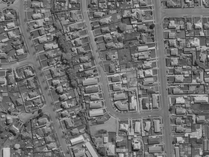27 Arawa Street from the air, 1970-1974