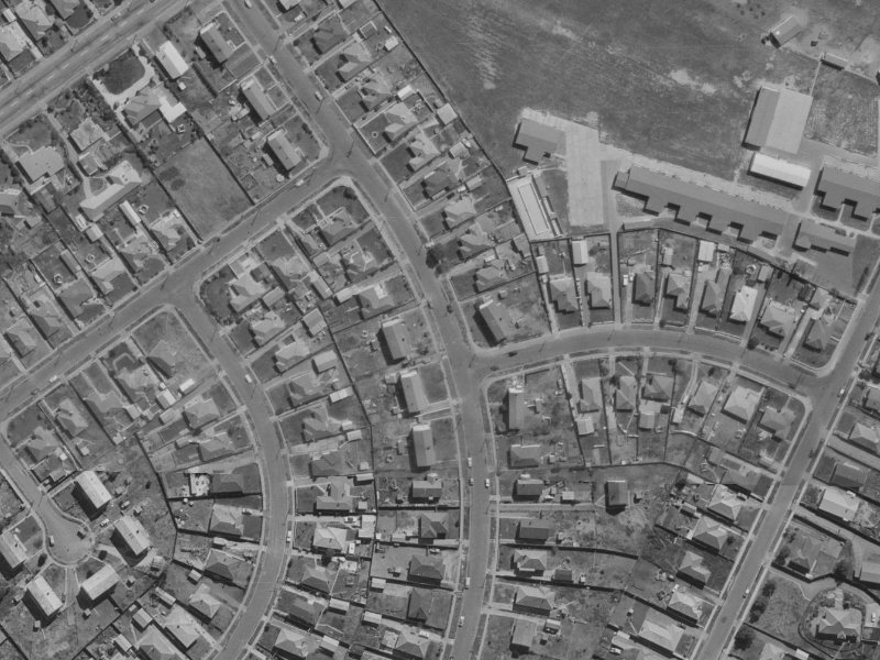 147 Hampshire Street from the air, 1970-1974
