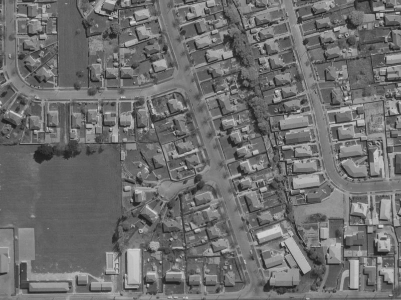 17 Emmett Street from the air, 1970-1974