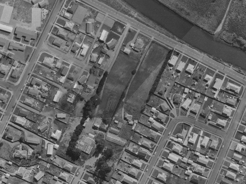 29A Meon Street from the air, 1970-1974