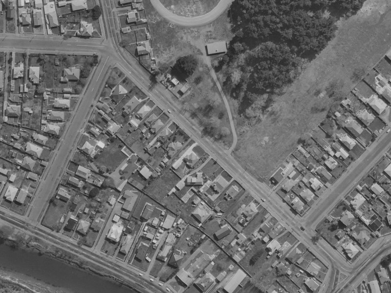 368 Keyes Road from the air, 1970-1974