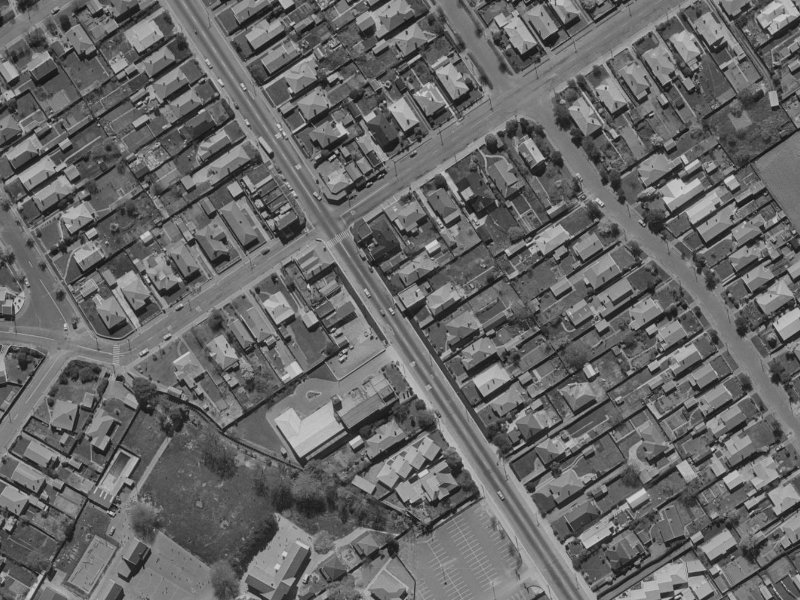 144 Cranford Street from the air, 1970-1974