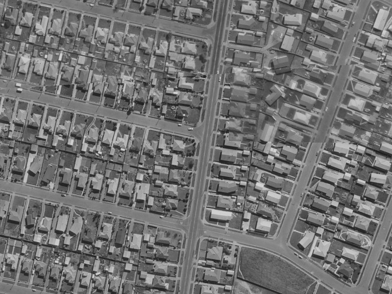 93 Avondale Road from the air, 1970-1974
