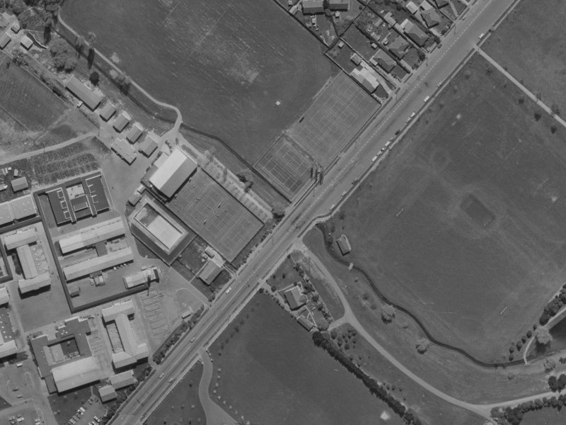 153 Greers Road from the air, 1970-1974