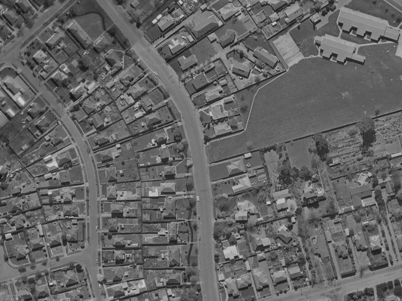 21 Brookside Terrace from the air, 1970-1974